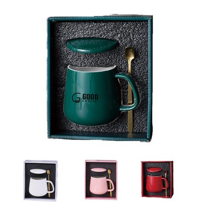 Ceramic Cup and Spoon Gift Box